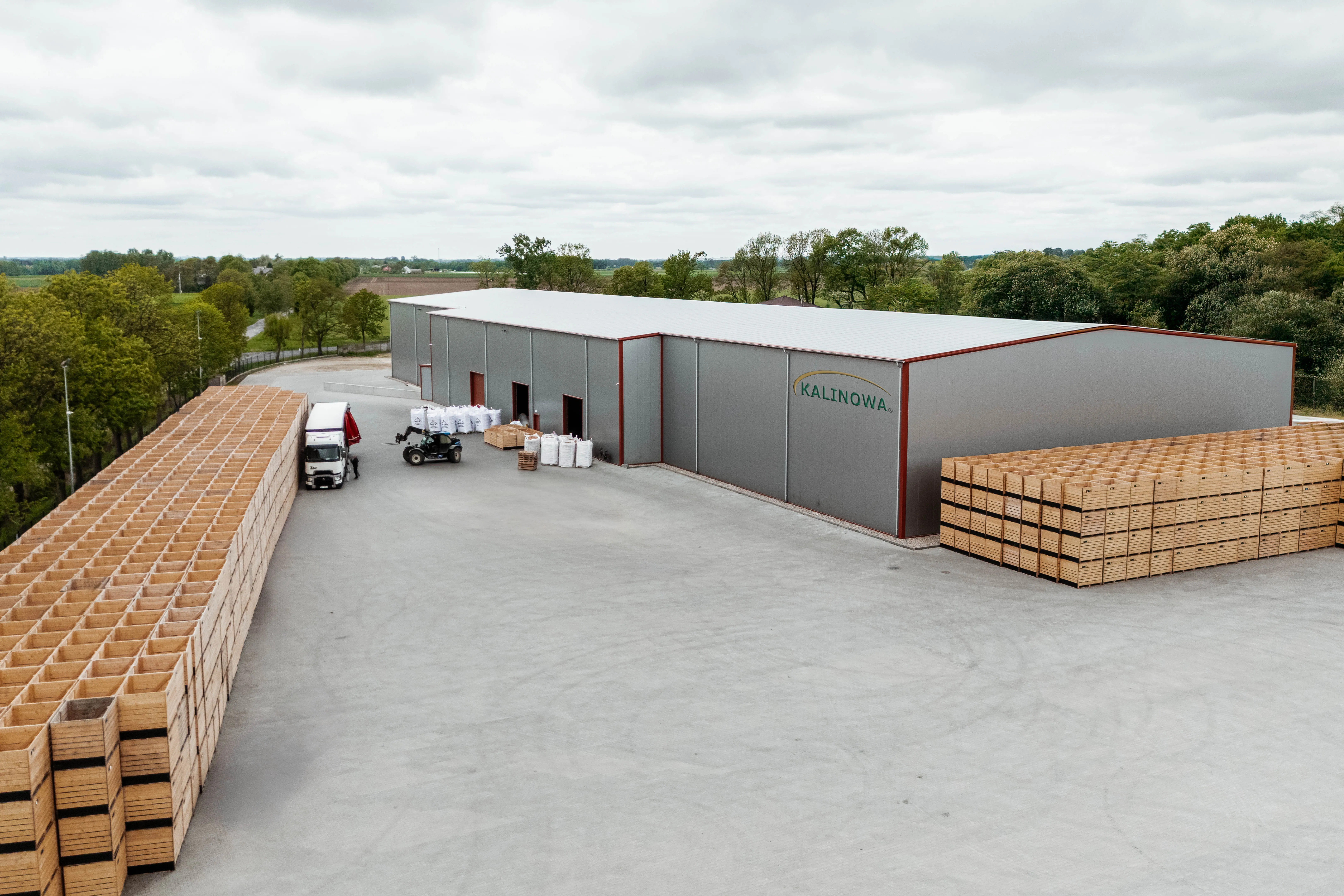 Głowna hala HR Kalinowa - suszarnia cebuli